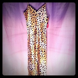 Animal Print Slip Dress